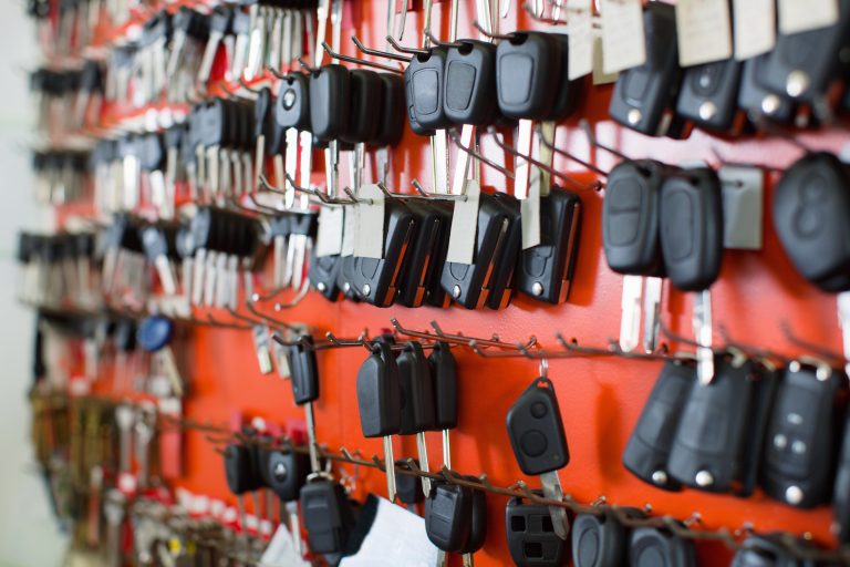 car keys and key fobs